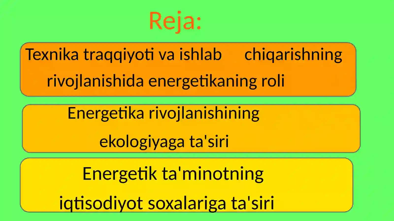 ENERGETIKATA'MINOTINING AHAMIYATI 3