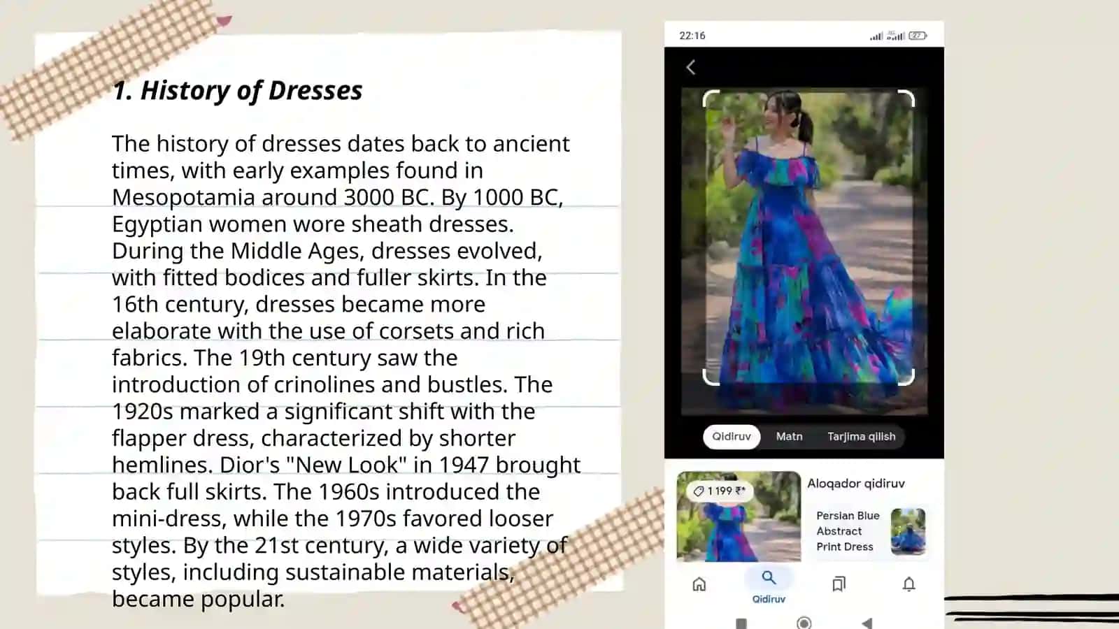 Dress History 3