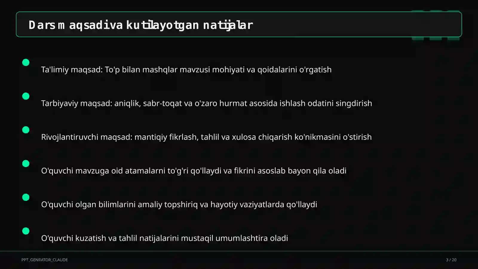 To'p bilan mashqlar (2-sinf) 3