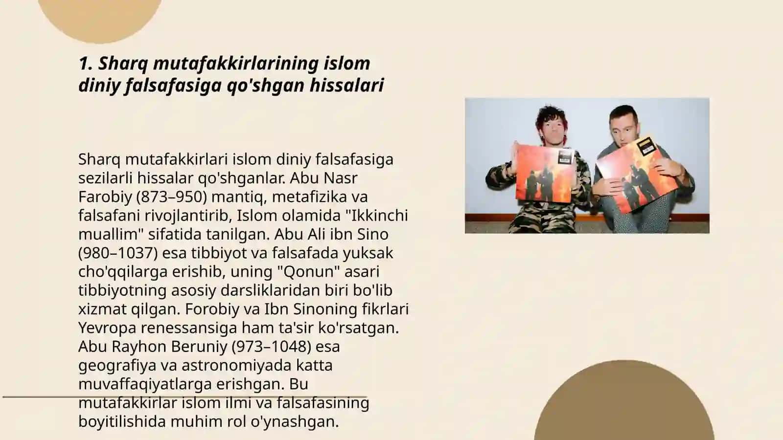 Sharq mutafakkirlarining islom dinning inson kamolotiga ta’siri haqidagi go’yalari 3