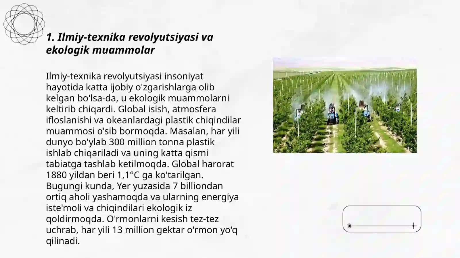 Ilmiy-texnika revolyutsiyasi va ekologik muammolar 3