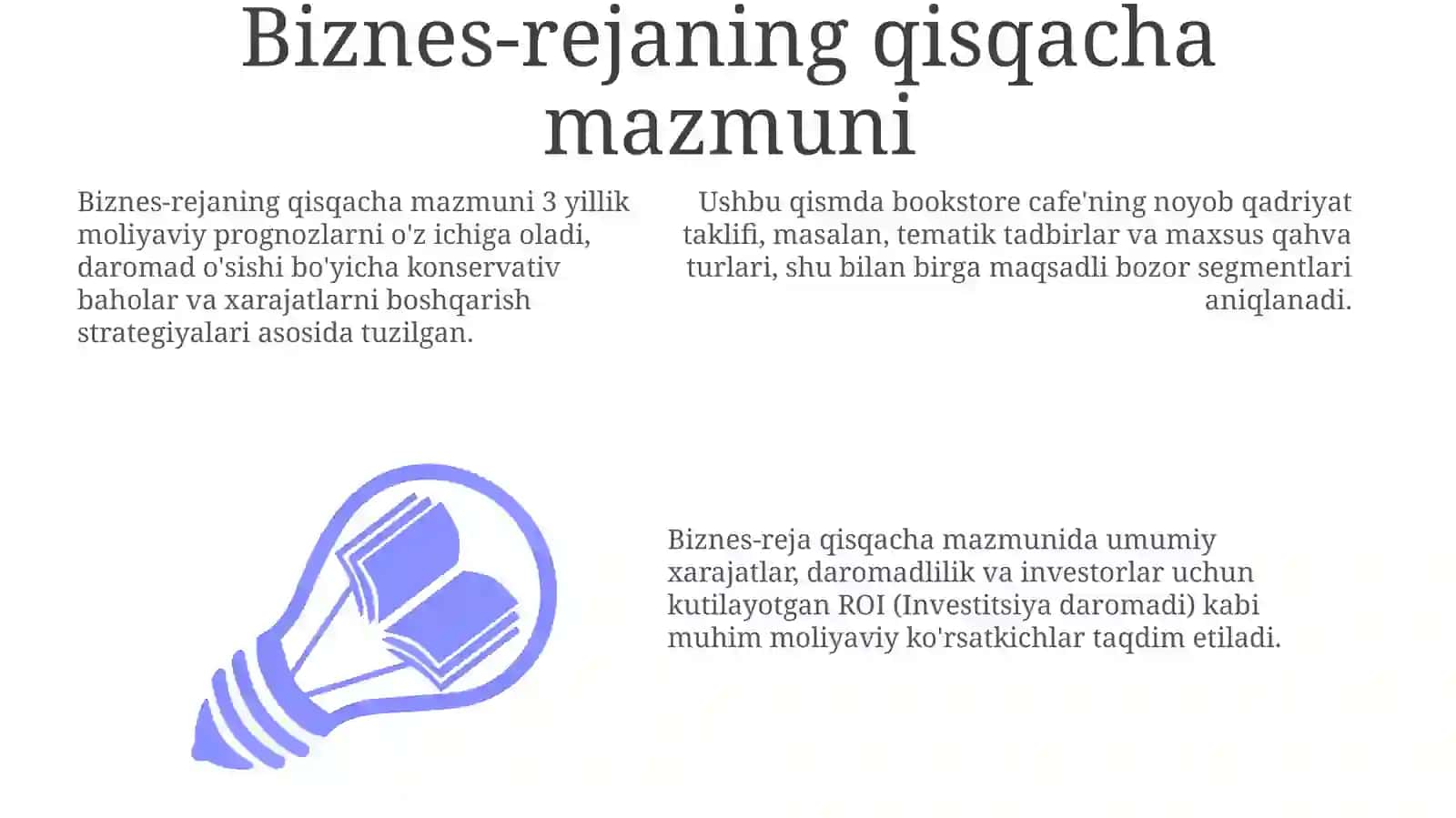 Kitobxonlar kafesi biznes rejasi 3