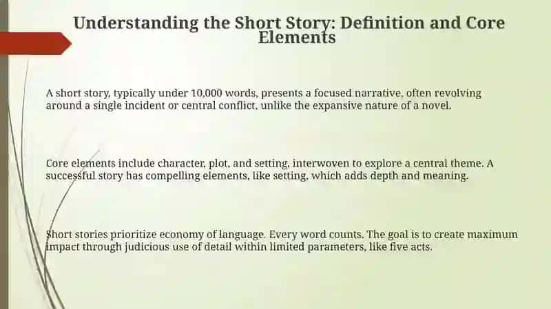 Understanding the Short Story 3