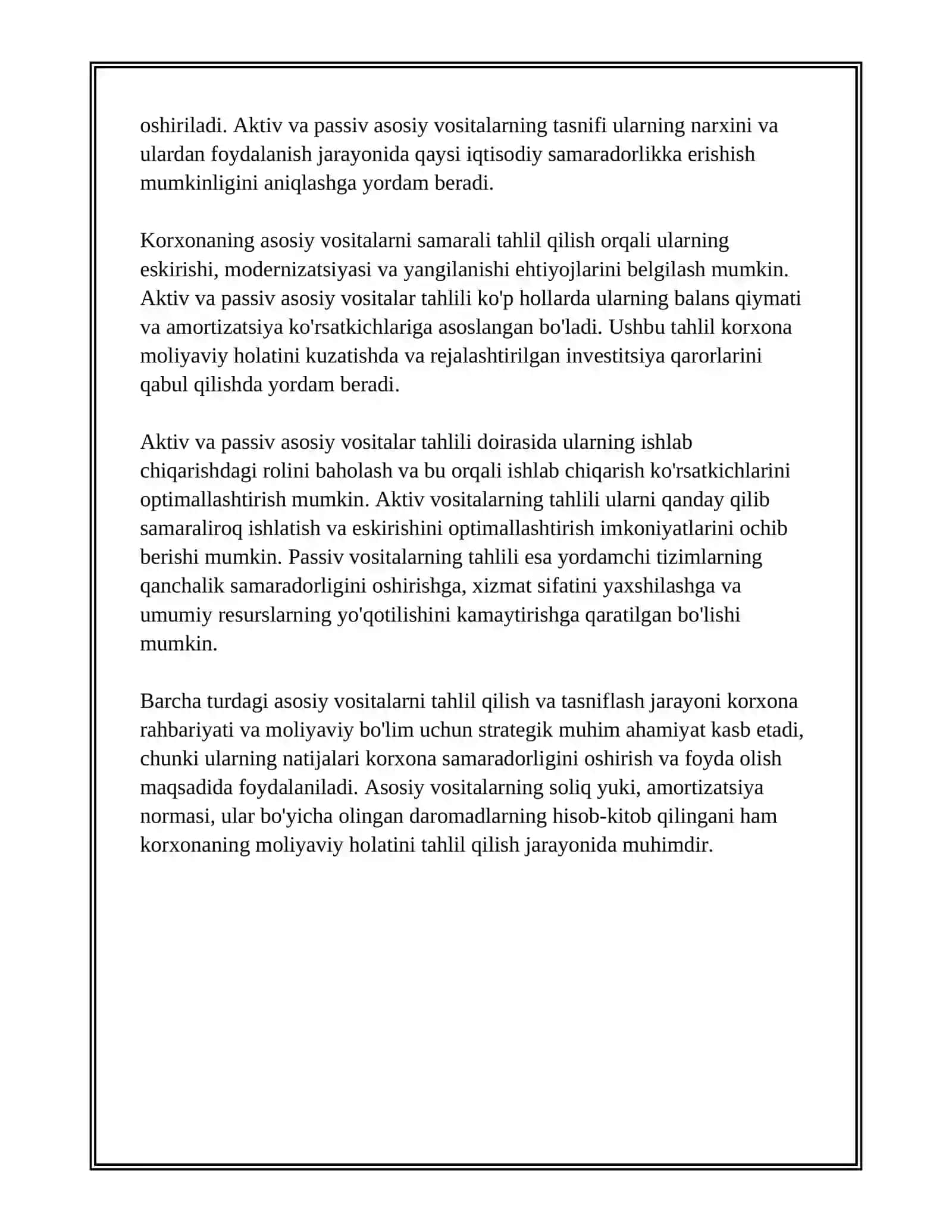 AKTIV VA PASSIV ASOSIY VOSITALAR TAHLILI 3