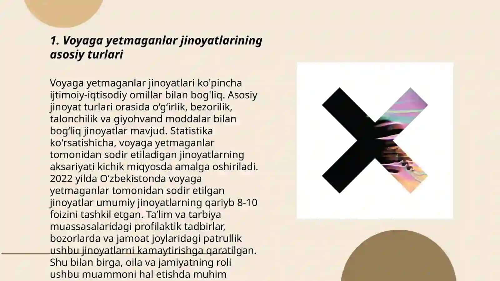 Voyaga yetmaganlar va yoshlar jinoyatlarning kriminalogik tavsifi va oldini olish 3