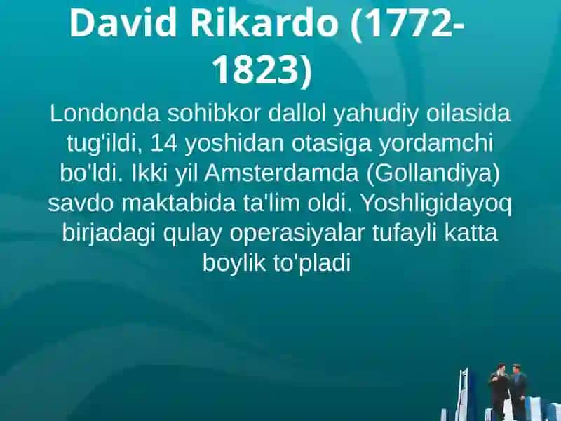 D.Rikardoning iqtisodiy ta'limoti 3