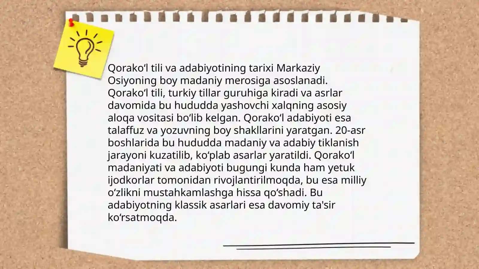 Qaraqalpaq tili hám ádebiyatınan óz betinshe jumısı 3
