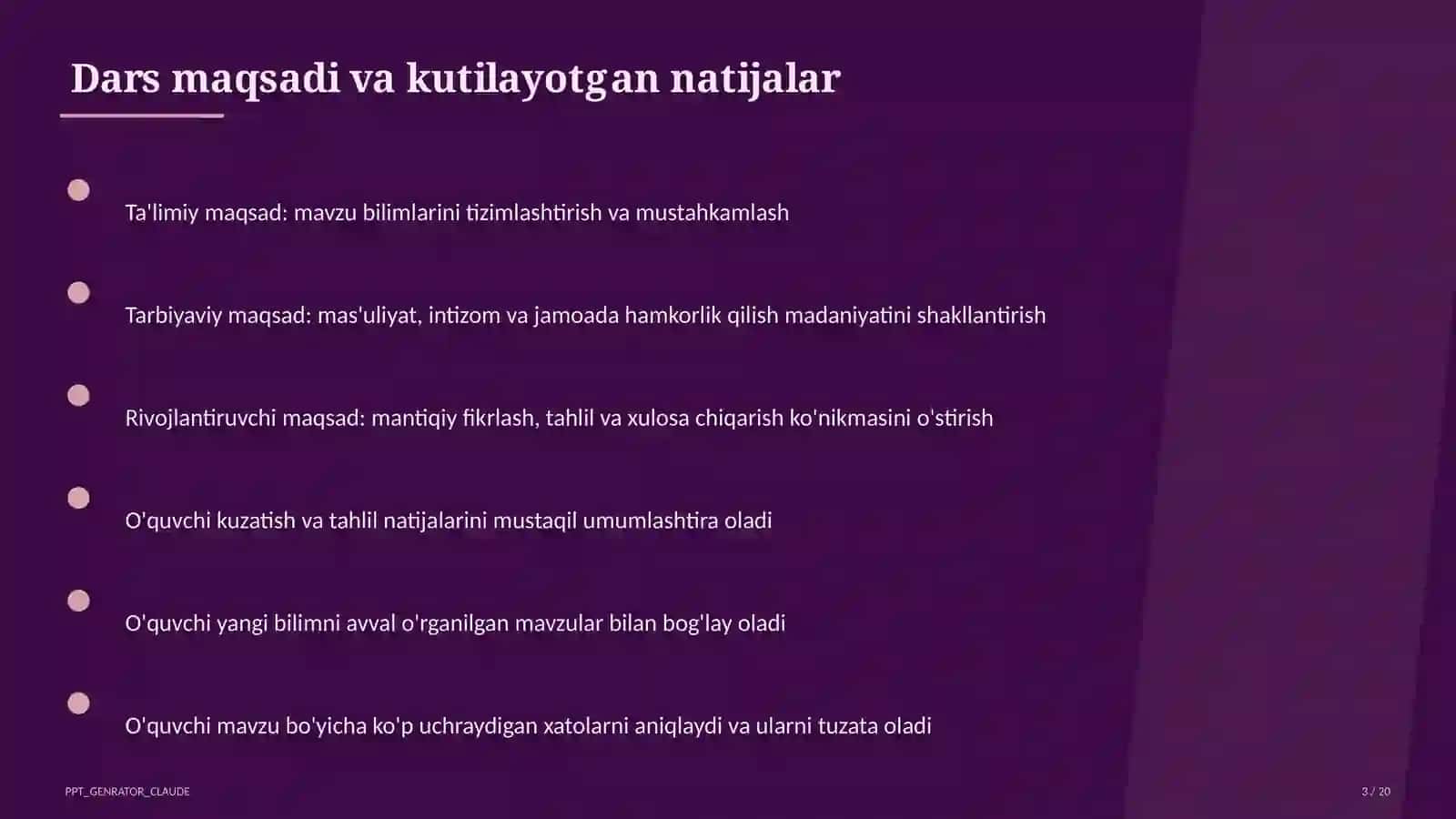 Sinf soati va tarbiyaviy tadbirlar 3