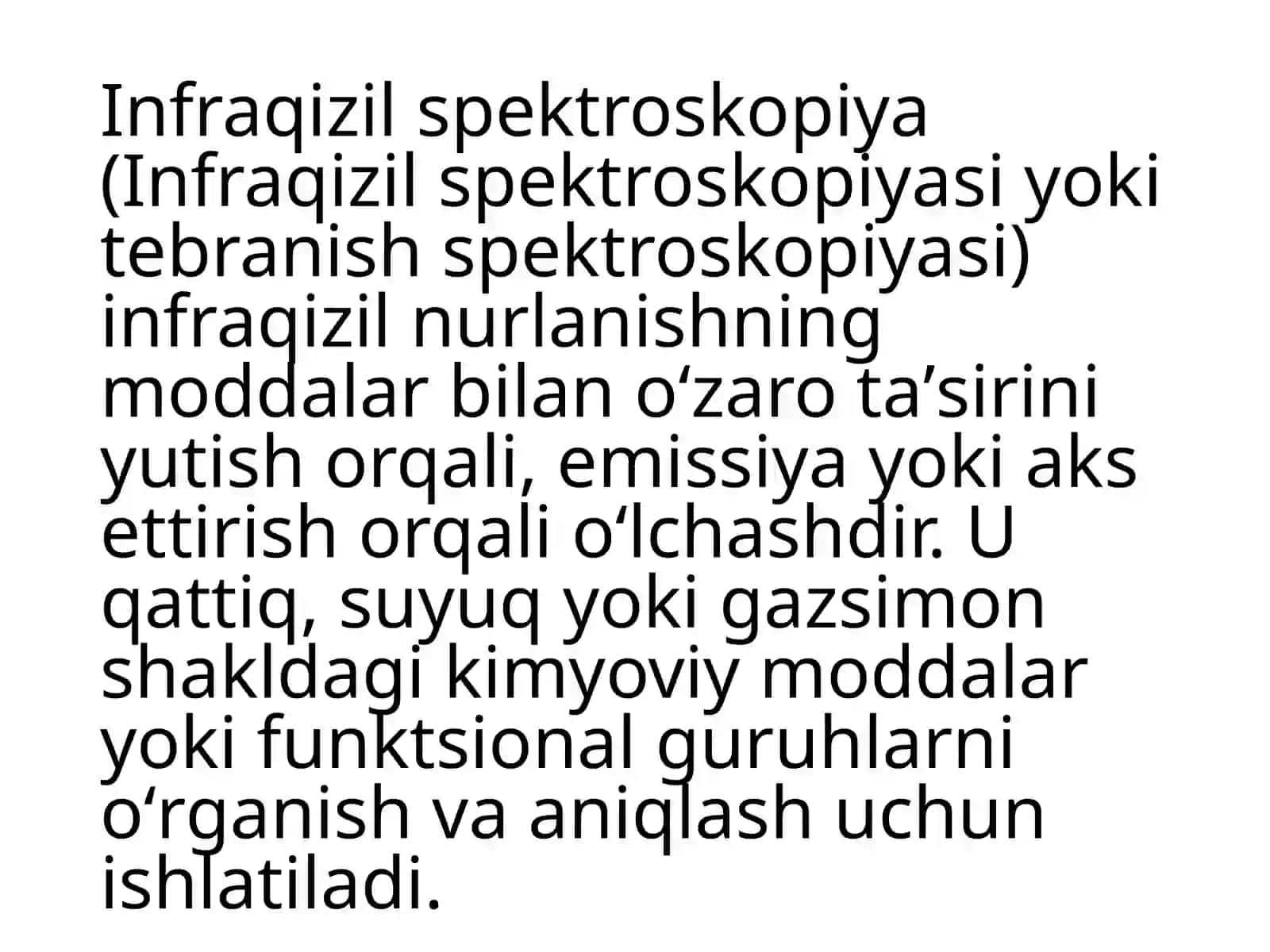 IQ spektraskopiya asboblari bilan tanishish 3