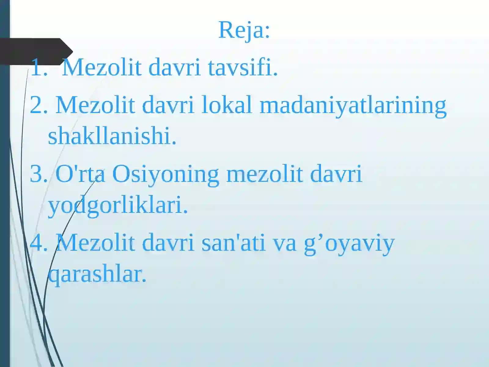 Mezolit davri lokal madaniyatlari 3