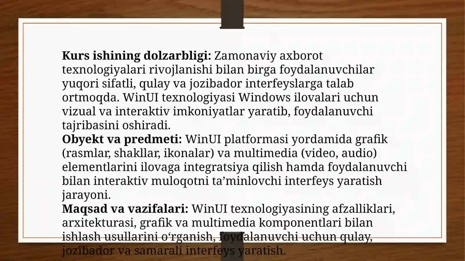 UWP(WinUi)da grafik va multimedia bilan ishlash 3