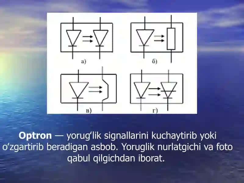 Stabilitron, Variklar va Tunelli diodlar 3