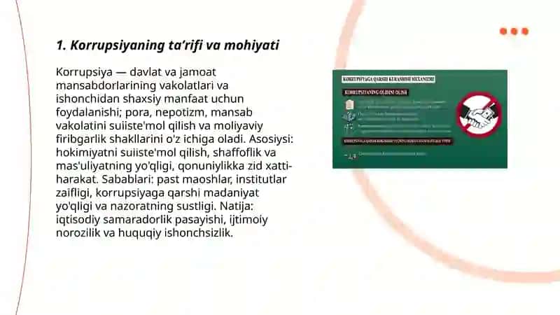 Korrupsiyaning mohiyati va uning oqibatlari 3