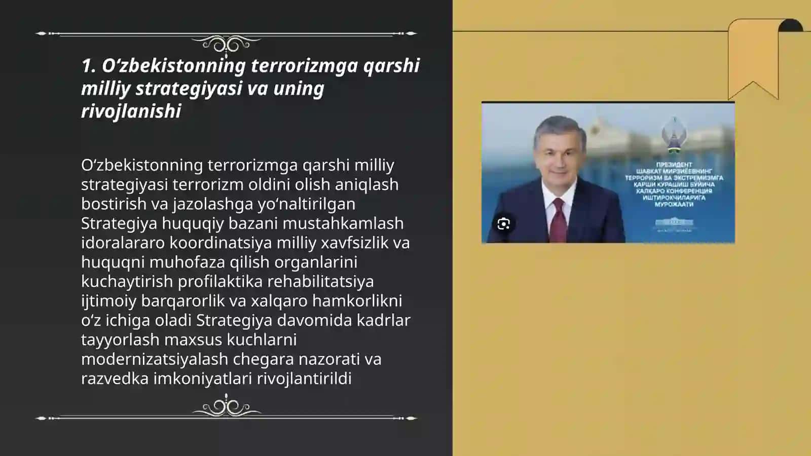 Oʻzbekistonning terrorizmga qarshi kurash tajribasi 3