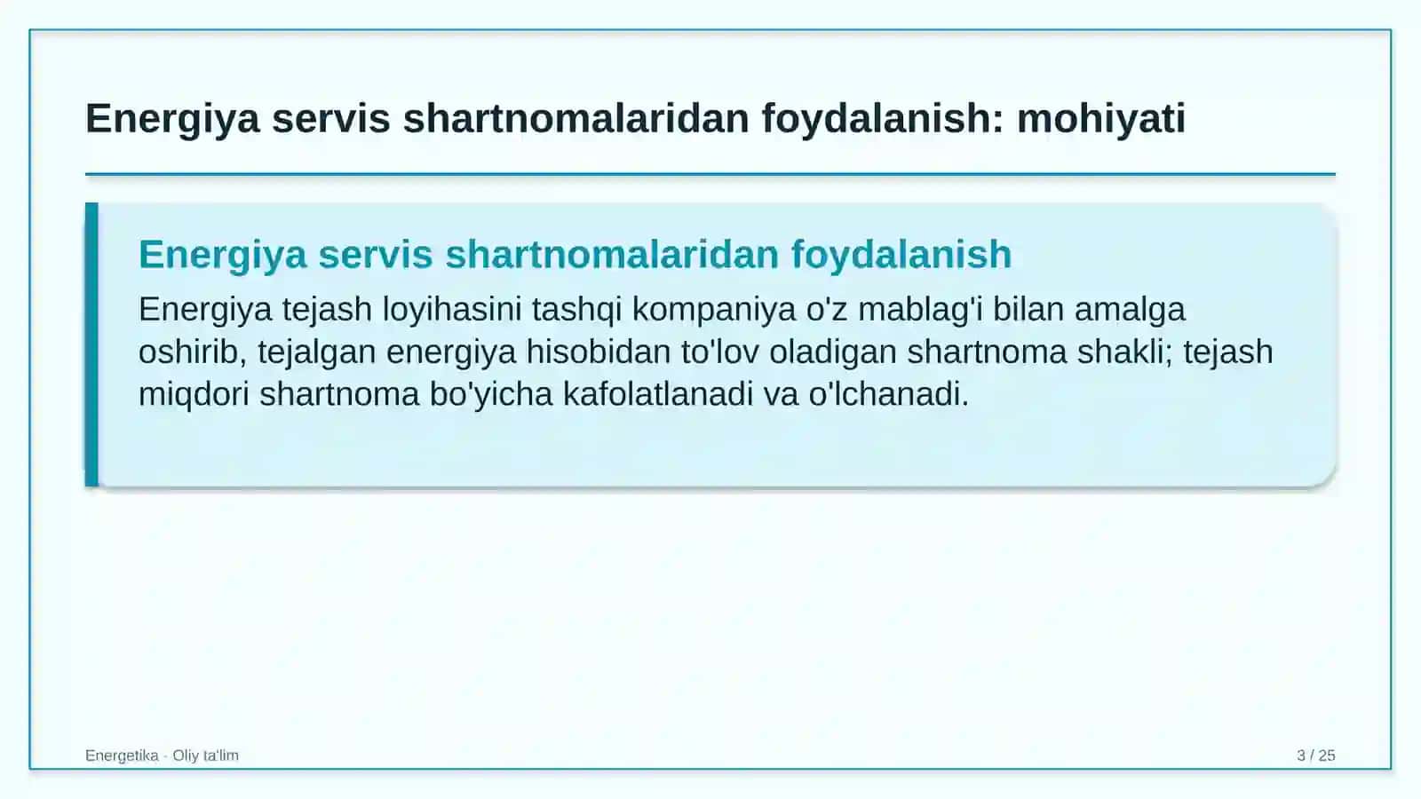 melioratsiya tizimida energiya servis shartnomalaridan foydalanish 2461 3