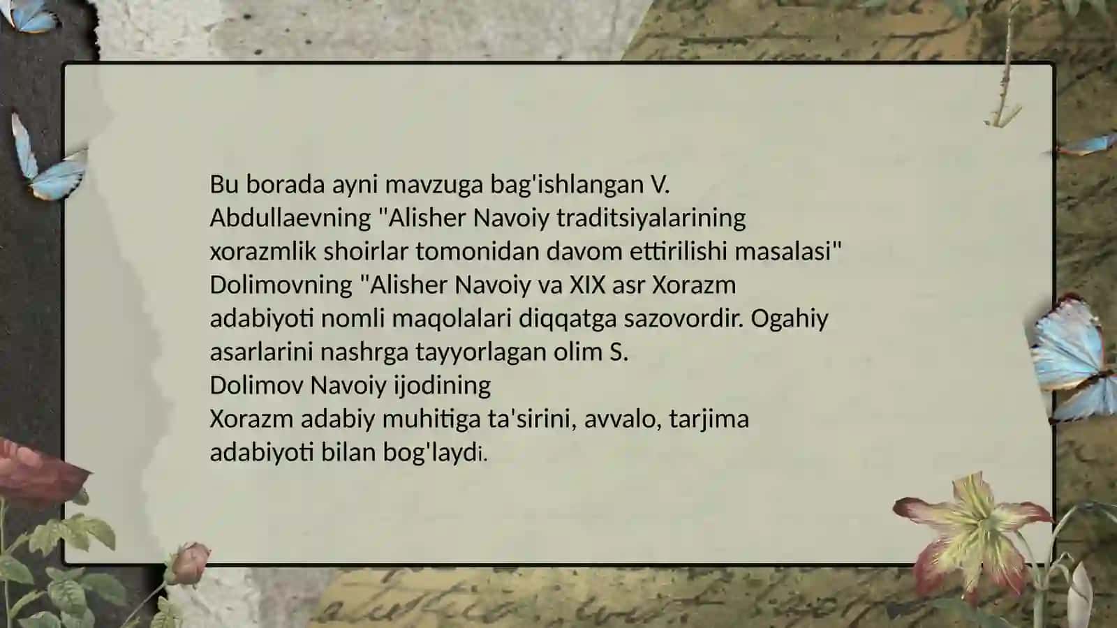 Ogohiy ijodida Navoiyan'analari 3
