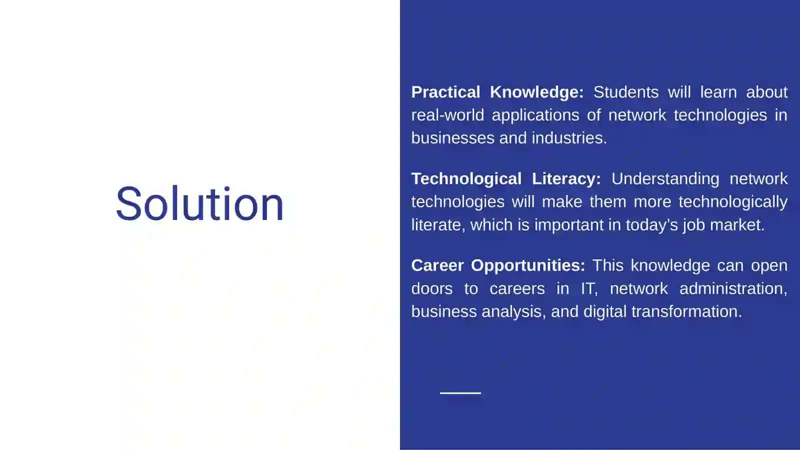 Network Technologies in Economic Sectors Lecture 3