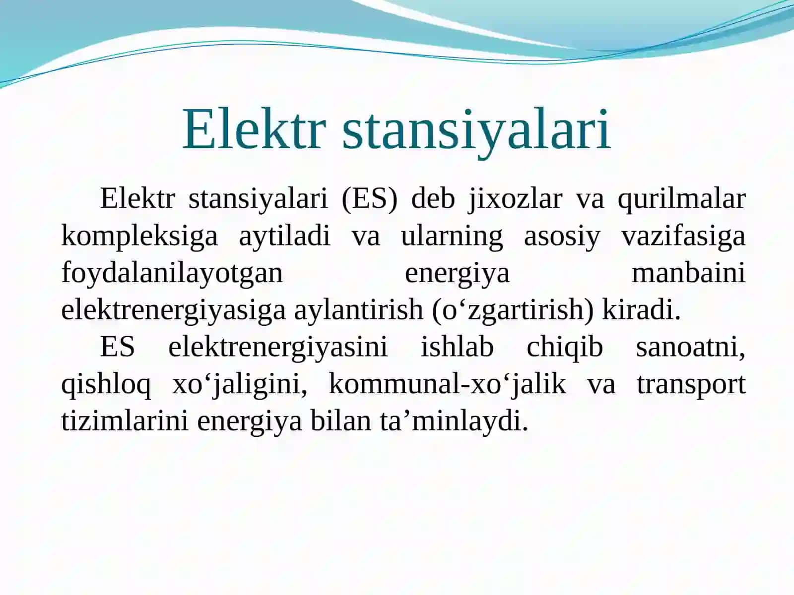 Elektrstansiyalari 3