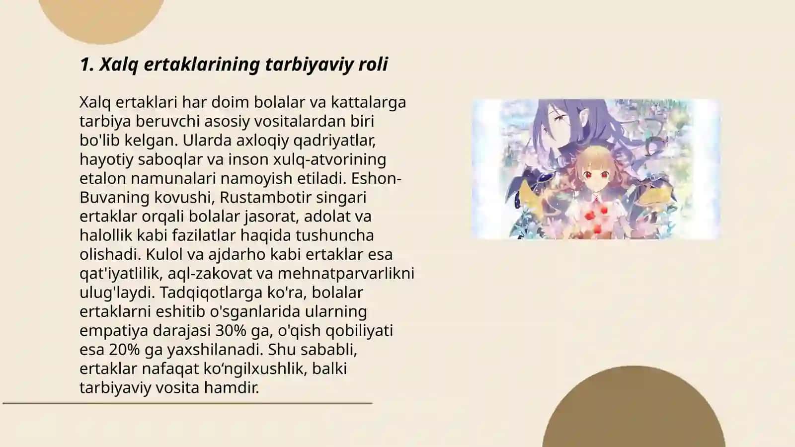 Xalq ertaklari-tarbiya manbai 3