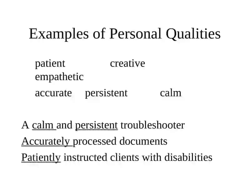 Skills and qualifications 3
