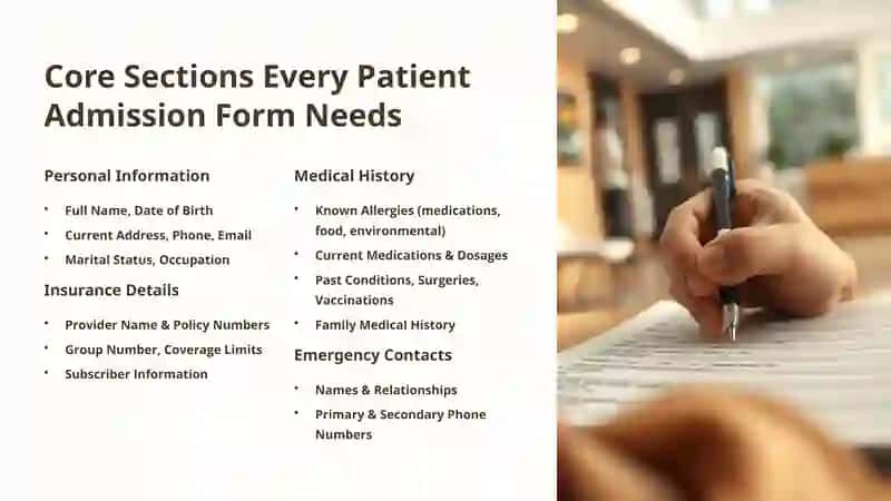 Designing an Effective Patient Admission Form 3