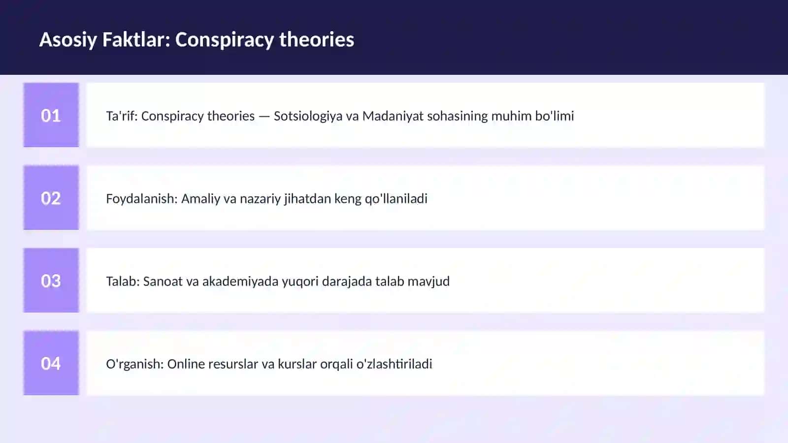 Conspiracy theories 3