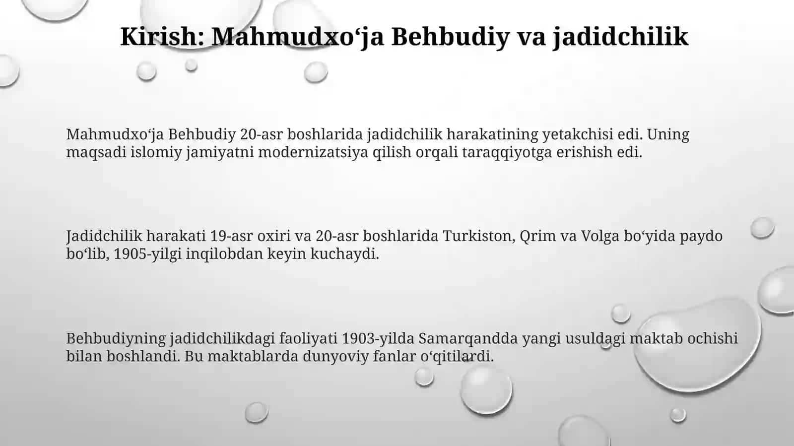 Mahmudxo'ja Behbudiyning tabiiy fanga qo'shgan hissasi 3