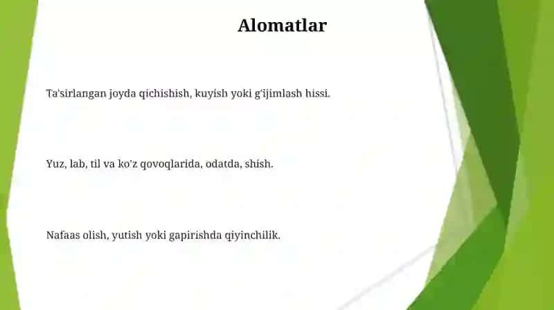 Angionevrotik shish 3