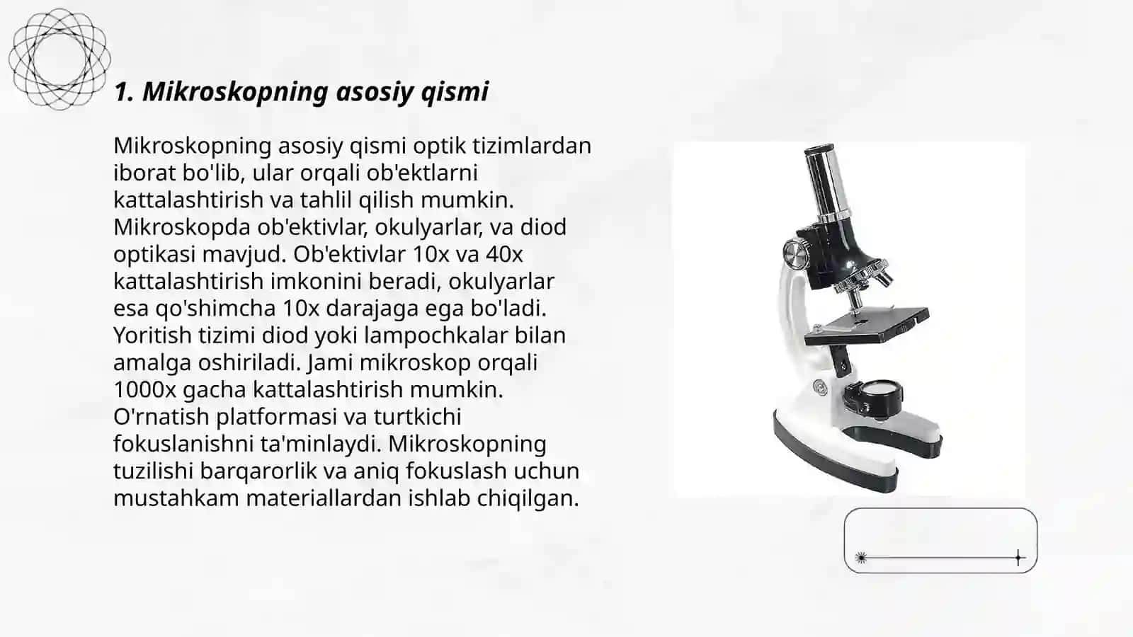 Mikraskopning tuzilishini o’rganish 3