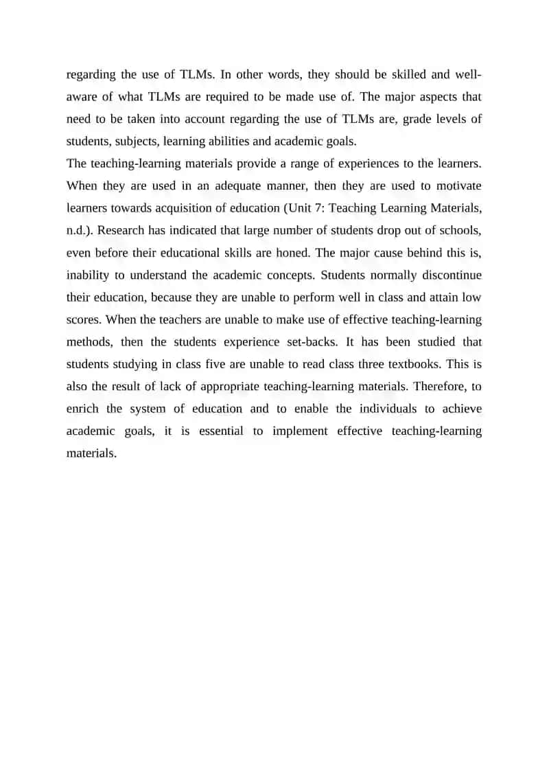 Development of Teaching-Learning Materials 3
