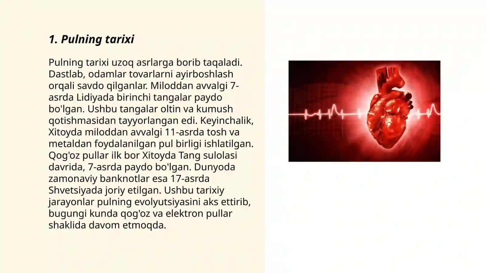 Pulning tarixi 3