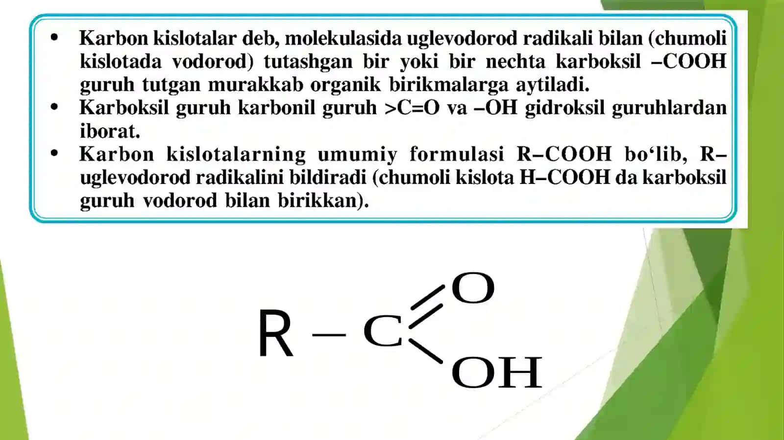 MONOKARBON KISLOTALAR 3