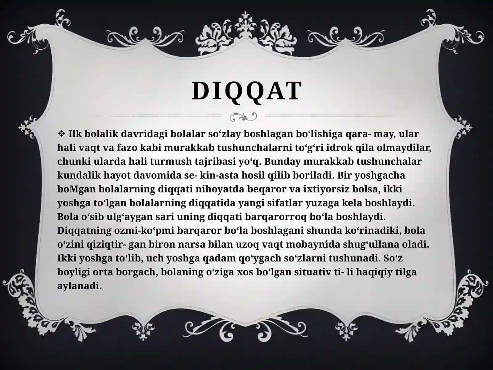 Ilk  bolalik  davrining  psixologik  xususiyati 3