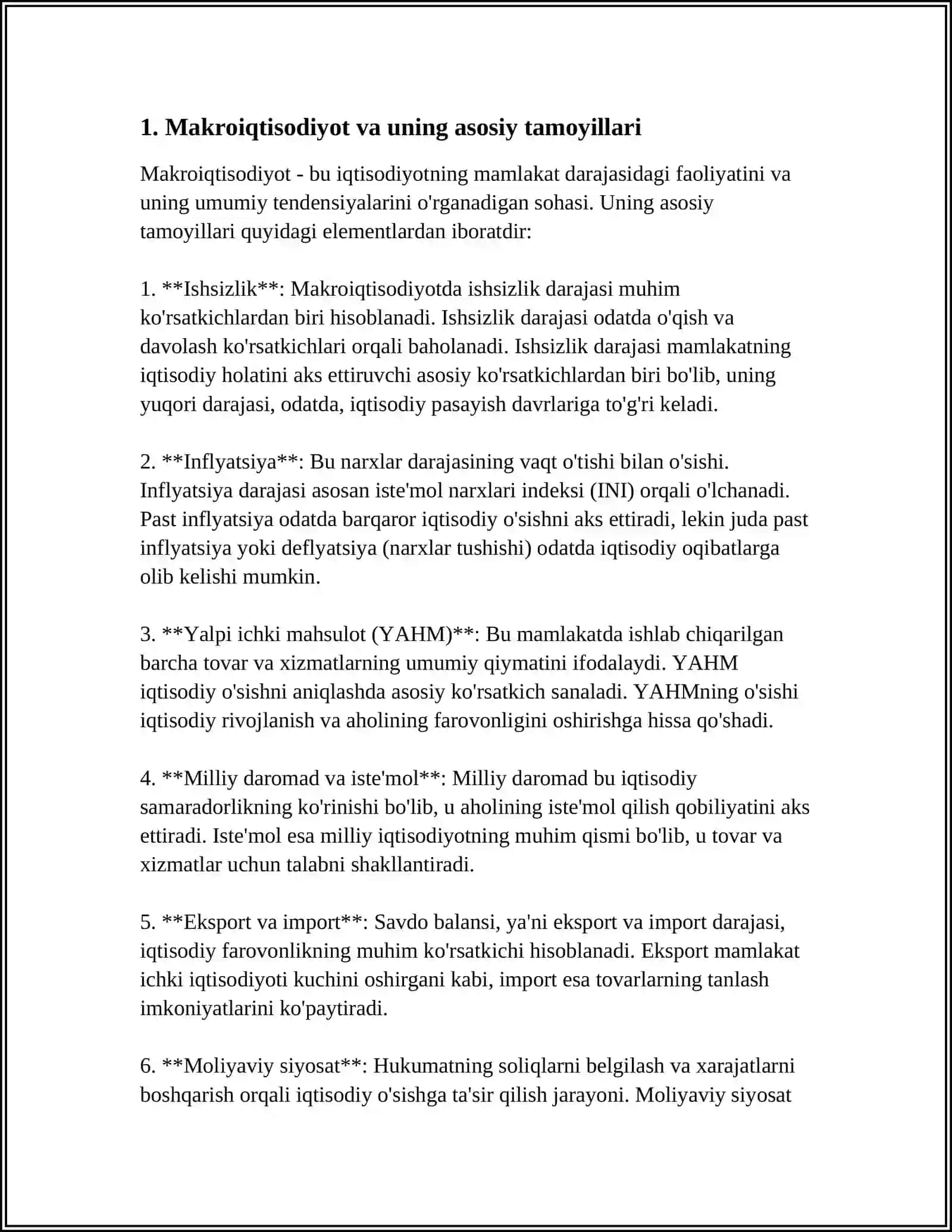 OCHIQ IKTISODIYOT MAKROIQTISODIYOT SIYOSATI 3