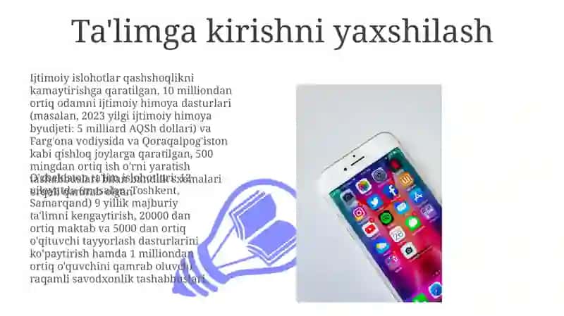 O'zbekiston ta'lim islohotlari 3