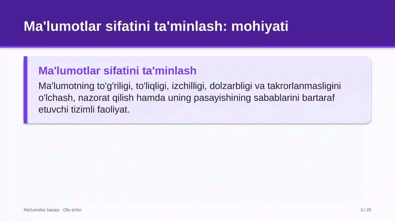 qishloq xo'jaligi mashinasozligida ma'lumotlar sifatini ta'minlash 2219 3