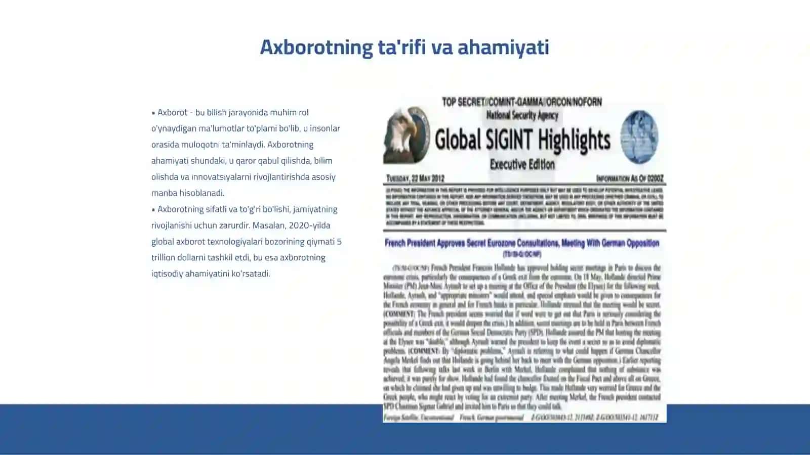 Axborot turlari va ularning tasnifi 3