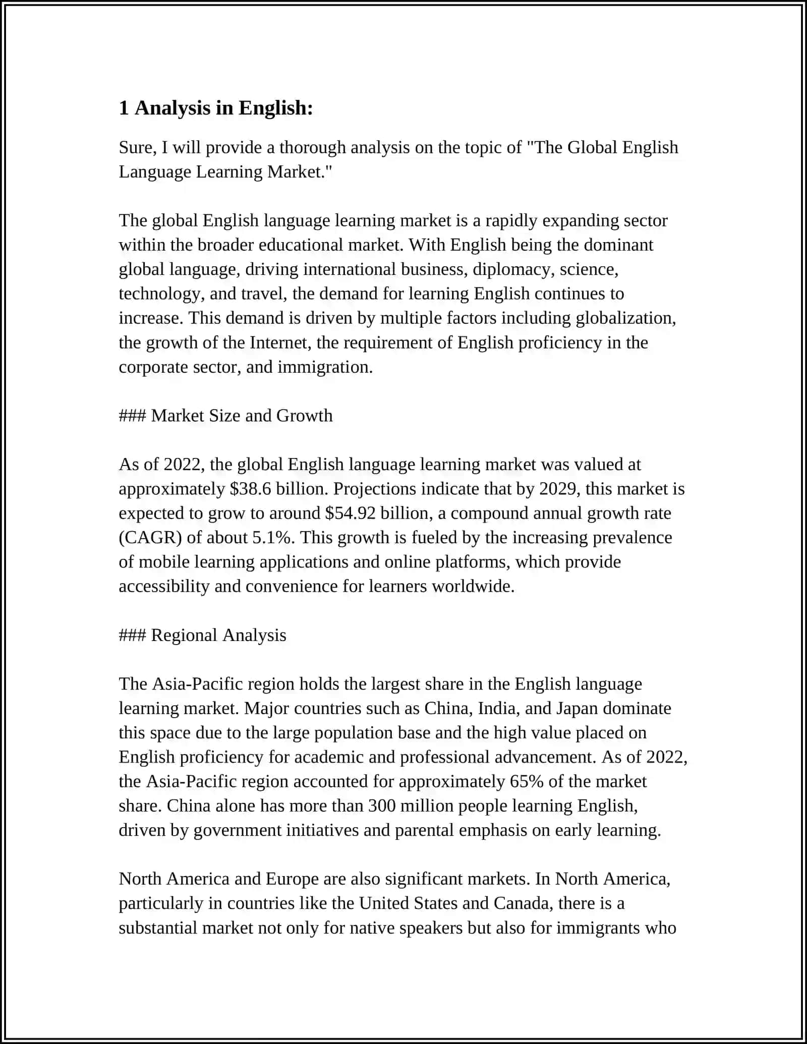WRITING TASK 1 ANALYSIS 3