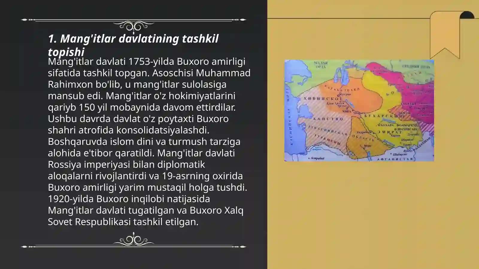Mang'itlar boshqaruv davri 3