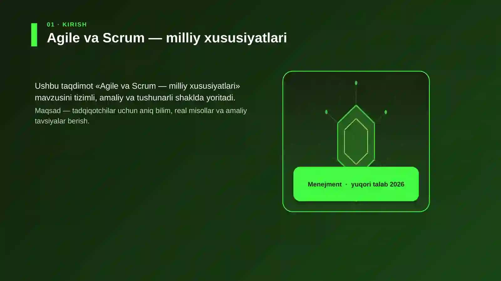 Agile va Scrum — milliy xususiyatlari 3