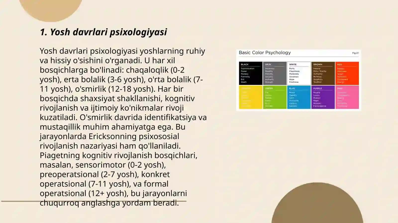 Yosh va pedagogik psixologik fanlarining vazifalari 3
