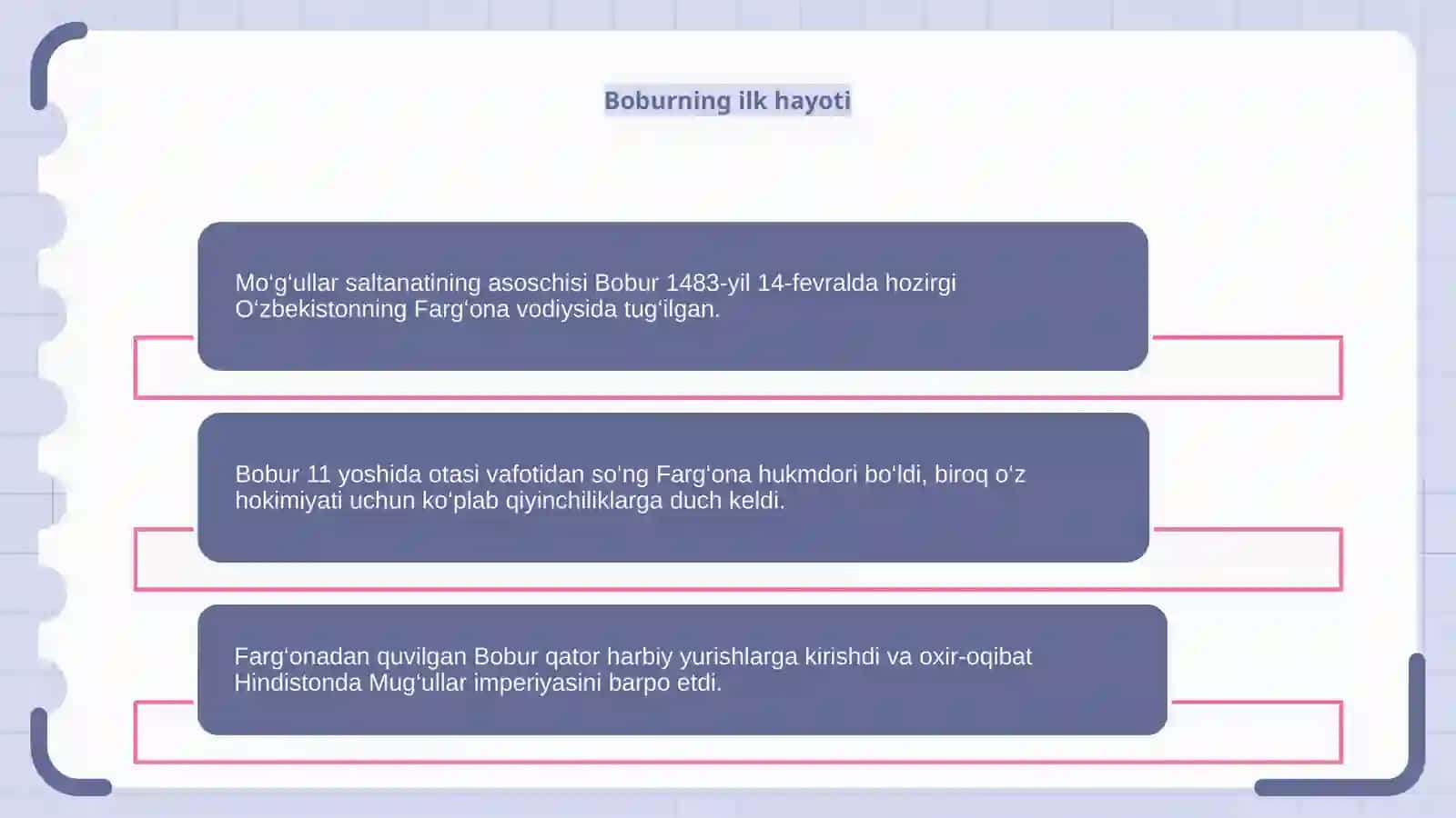 Bobur hayoti va ijodi 3