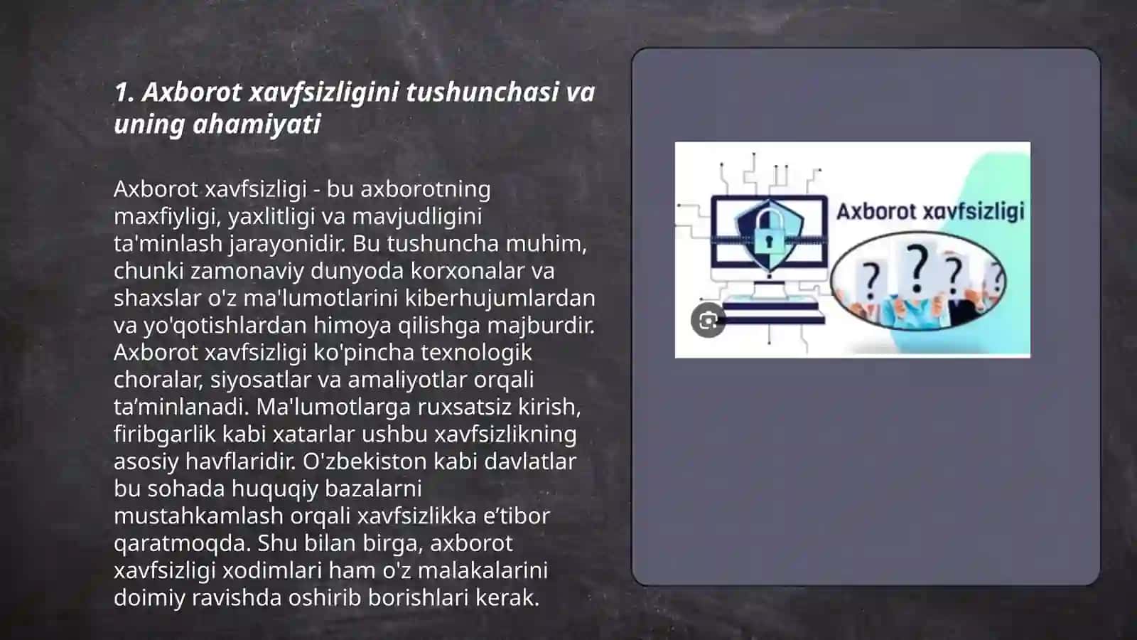 Axborot xavfsizligini taʼminlashning gʻoyaviy-nazariy asoslari 3