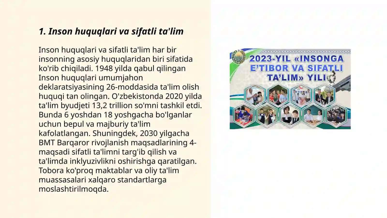 2023 yil "insonga etibor va sifatli ta'lim" yili 3