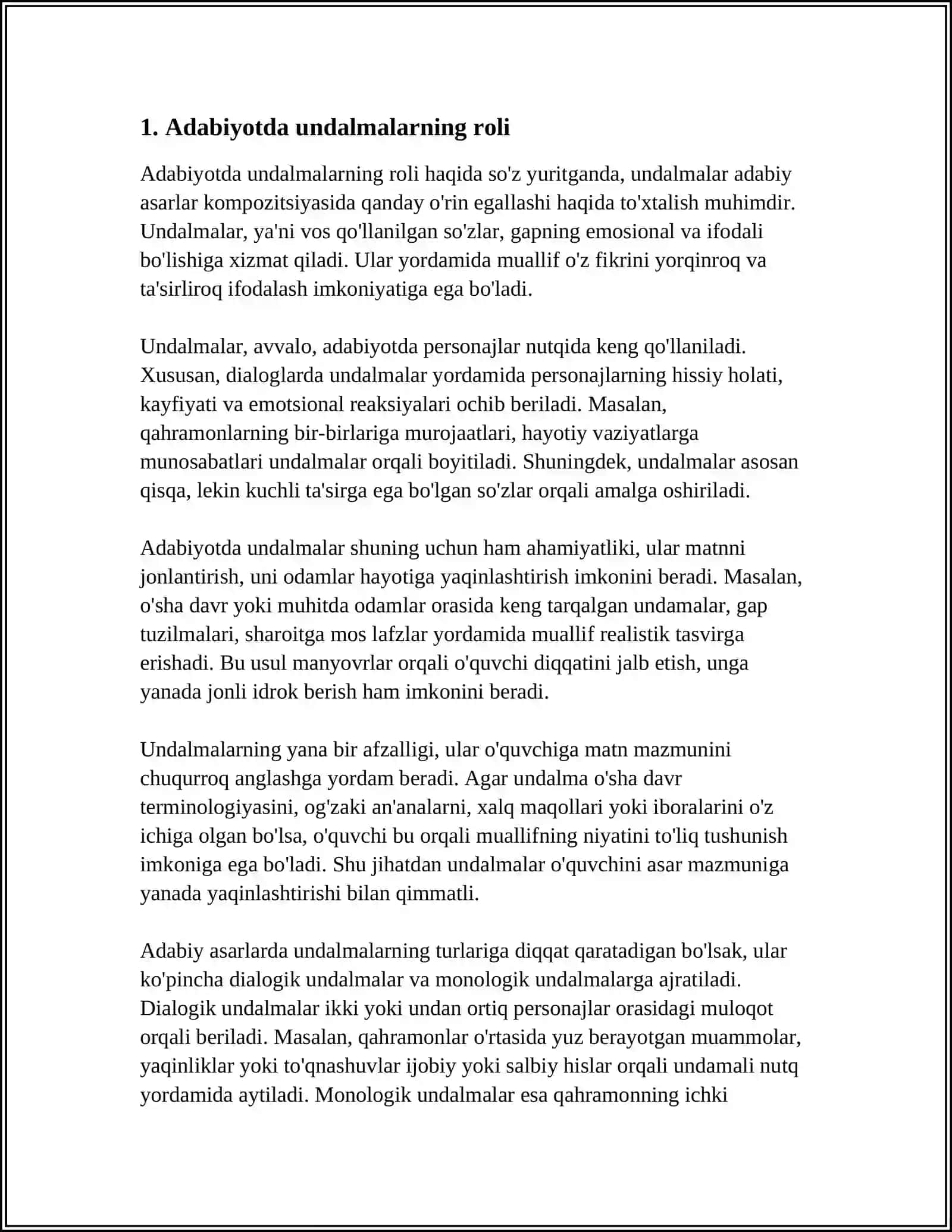 SHE'RIYATDAGI MAVJUD UNDALMALAR TAHLILI 3