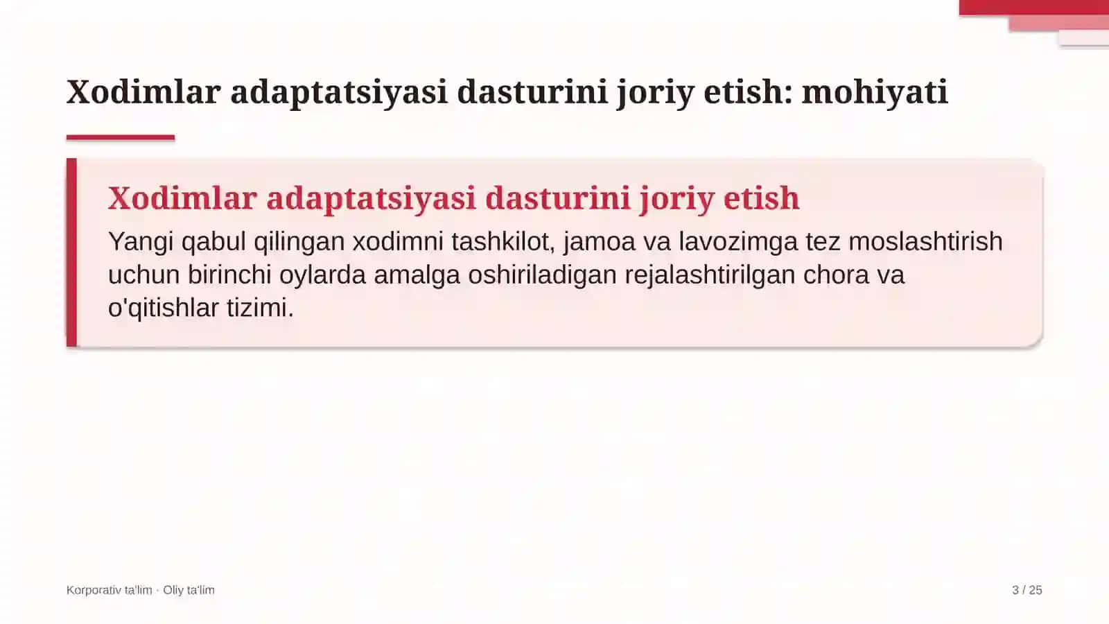 davlat fuqarolik xizmatida xodimlar adaptatsiyasi dasturini joriy etish 4133 3