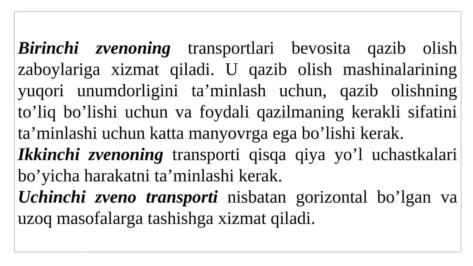 Karyerlarda turli transport vositalari kombinatsiyasi 3