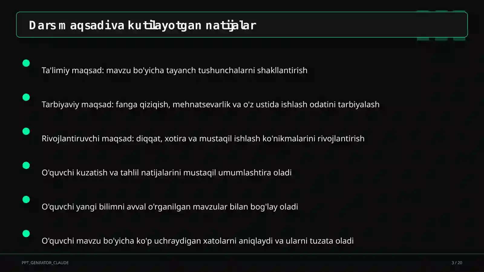 Loyihaga asoslangan ta'lim (PBL) 3