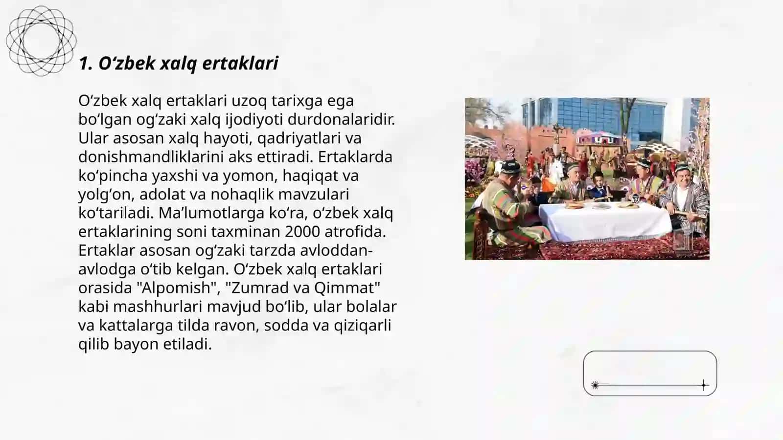 Oʻzbek xalq ertaklari 3