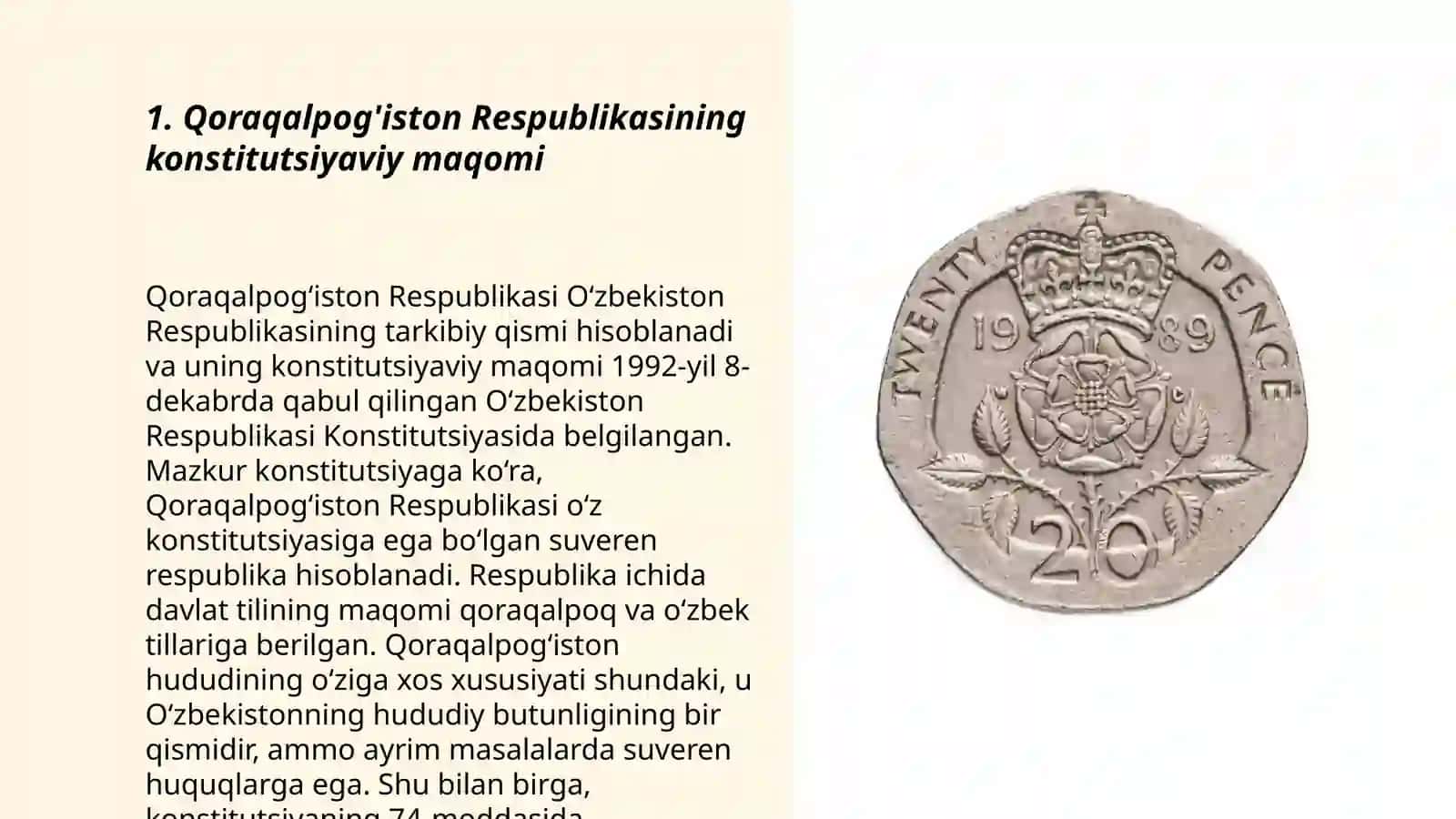 Qoraqalpog'iston Respublikasining huquqiy maqomi 3